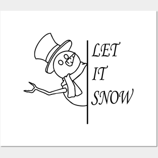 let it snow Posters and Art